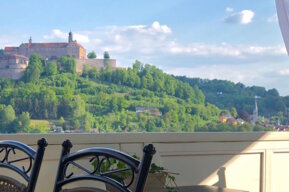 Ausblick vom Restaurant Hagleite