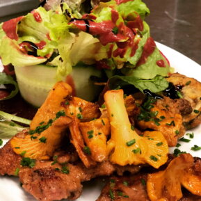 Hauptspeise im Restaurant Hagleite