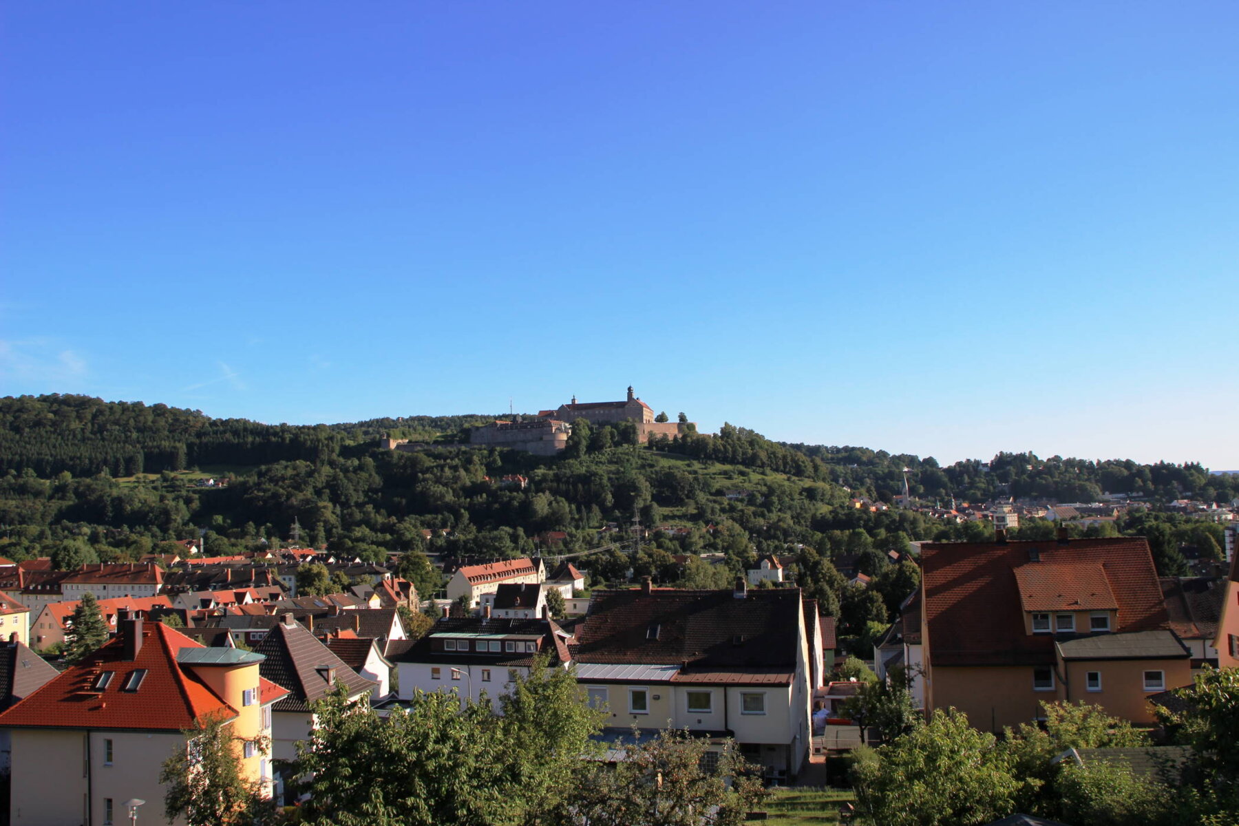 Blick auf die Plassenburg