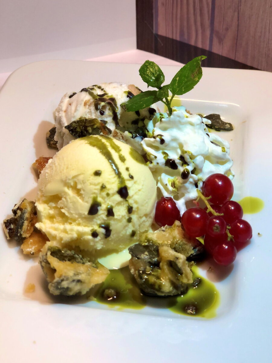 Desserts im Restaurant Hagleite